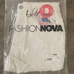 Can’t Stop Her Distressed Denim Shorts